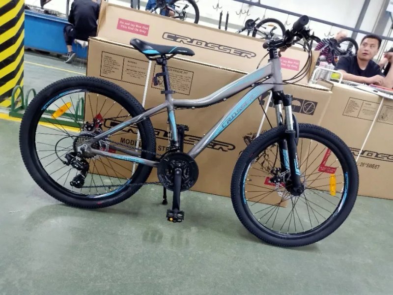 велосипед подростковый алюминиевый Crosser 24 и 26 Shimano Giant — фото 2