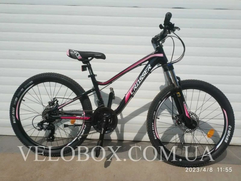 велосипед подростковый алюминиевый Crosser 24 и 26 Shimano Giant — фото 7