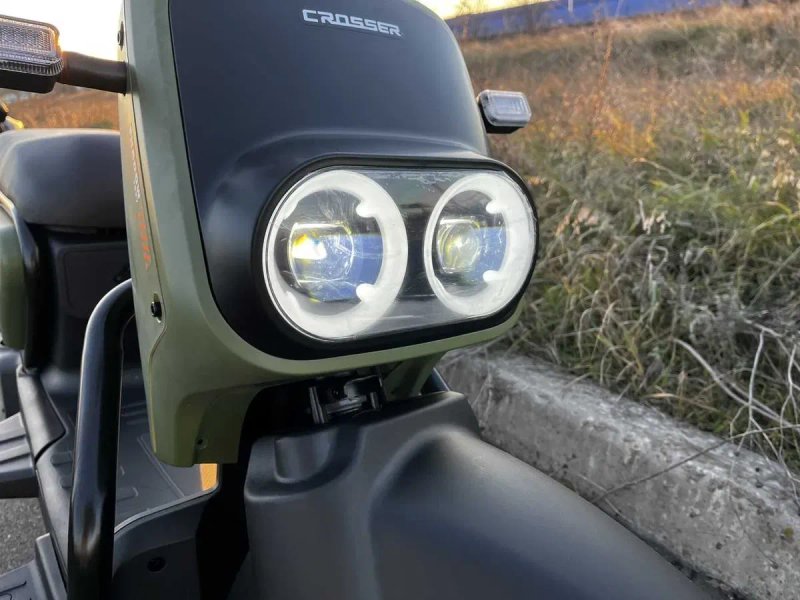 Велоскутер Crosser CR4 PRO LifePo 1200W 30AH синій електроскутер — фото 4