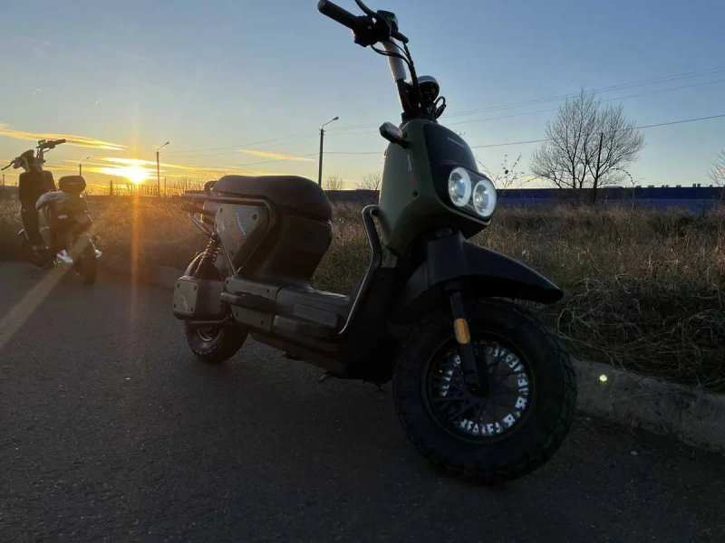 Велоскутер Crosser CR4 PRO LifePo 1200W 30AH синій електроскутер — фото 5