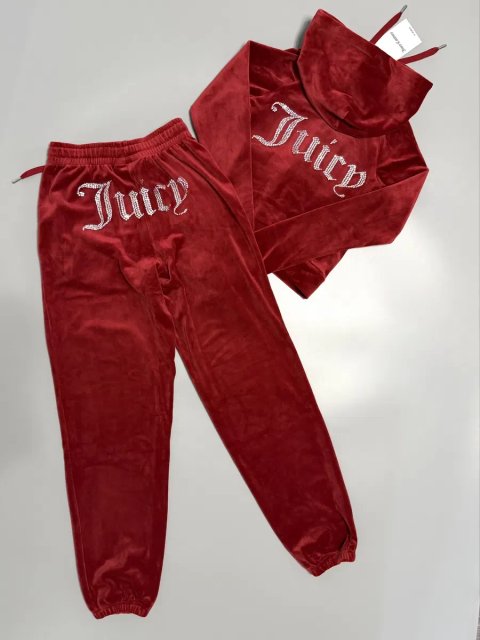 Велюровий костюм Juicy Couture новий оригінал червоний XXS, штани джогери