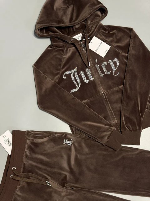 Велюровий костюм Juicy Couture новий оригінал з бірками Xs коричневий
