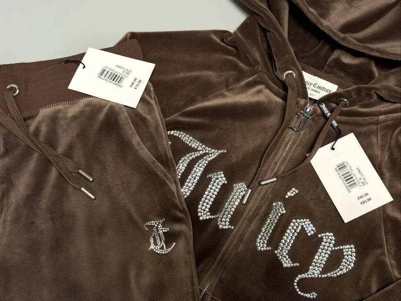 Велюровий костюм Juicy Couture новий оригінал з бірками Xs коричневий — фото 3