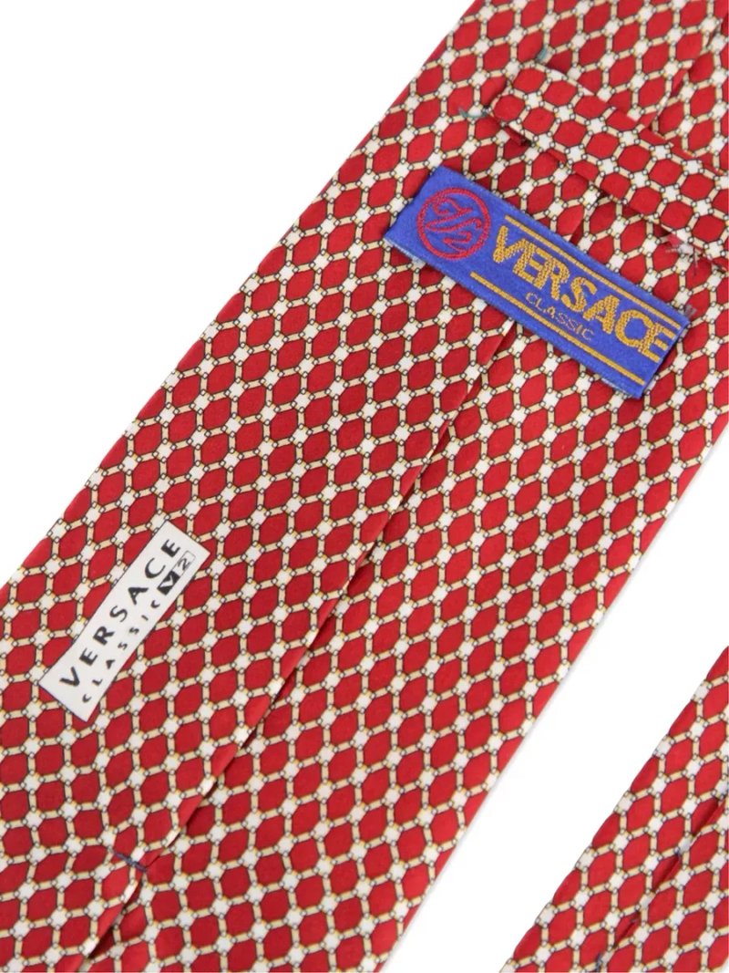 VERSACE CLASSIC V2 Шовкова краватка з малюнком. Оригінал. Італія — фото 5
