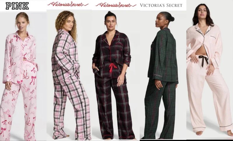 Victoria’s Secret піжама XS, S, M, L, XL , XXL фланель — фото 2