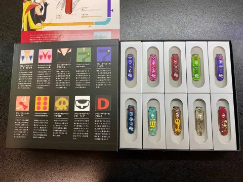 Victorinox Swiss Army Classic Yatterman, повна колекція х10. Оригінал