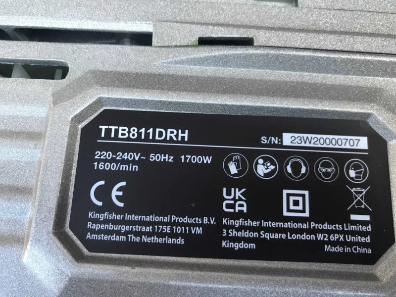 Відбійник, відбійний молоток TITAN TTB811DRH з Англії — фото 8