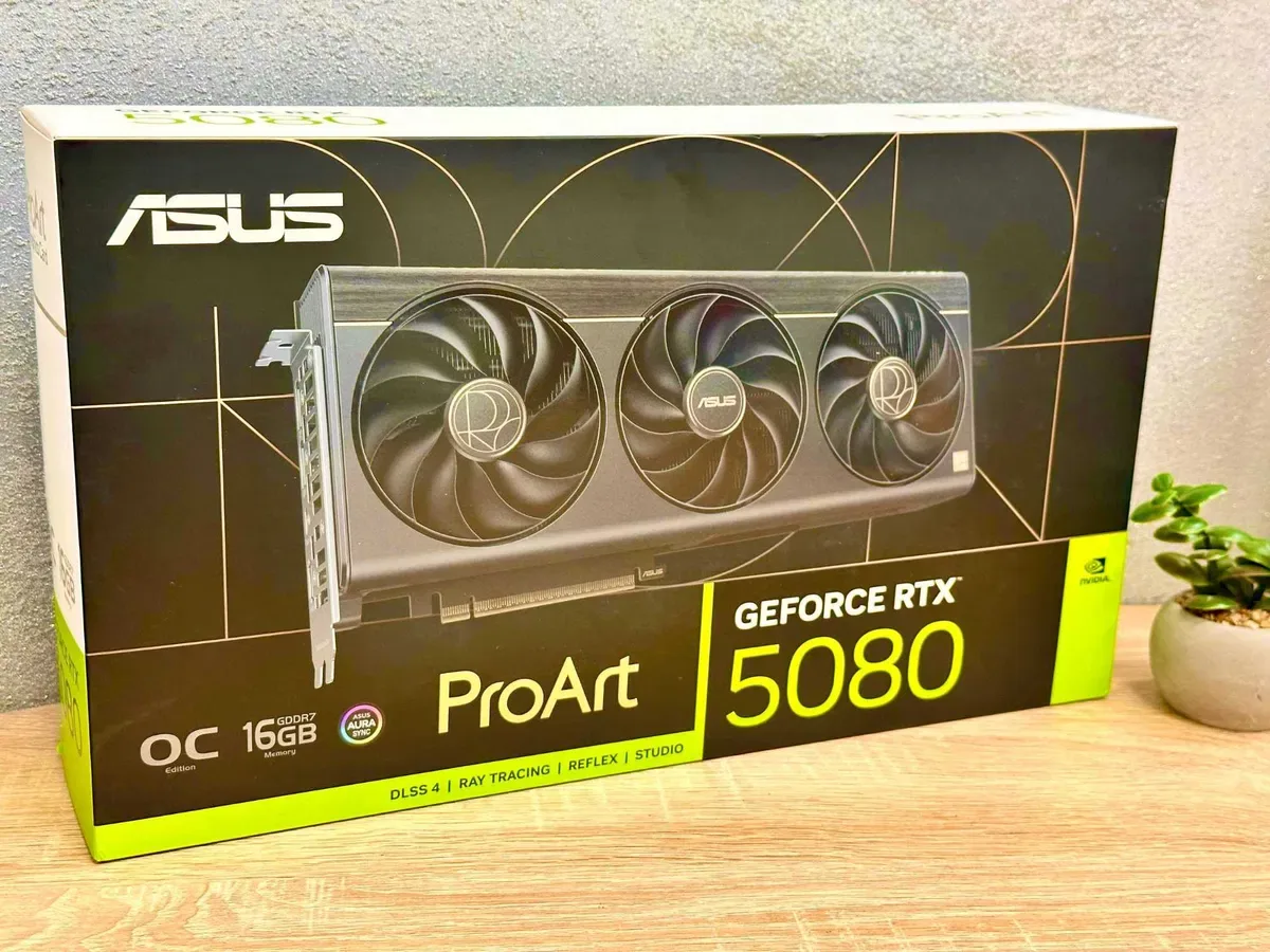 Відеокарта ASUS GeForce RTX 5080 ProArt OC 16GB GDDR7 DLSS4