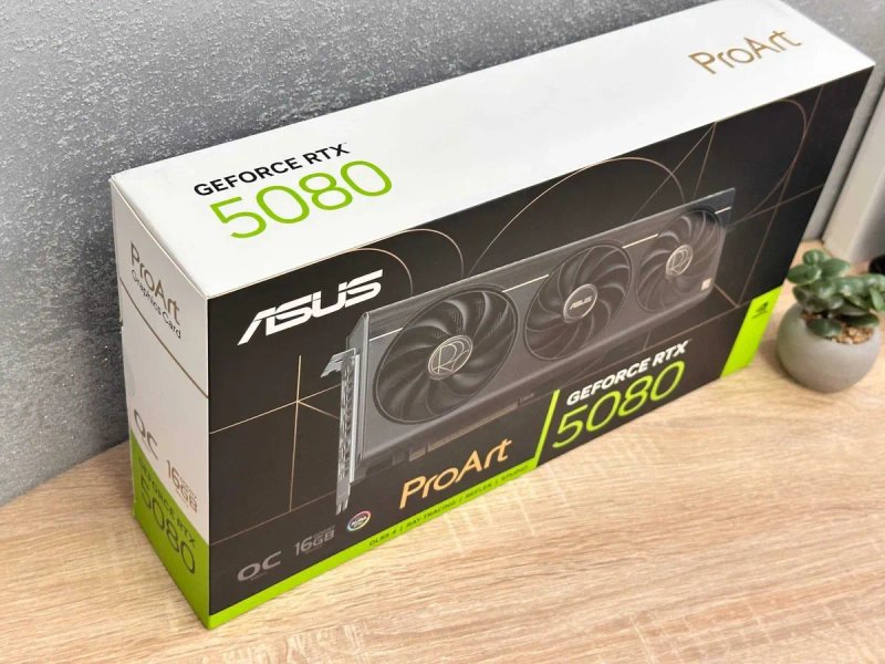 Відеокарта ASUS GeForce RTX 5080 ProArt OC 16GB GDDR7 DLSS4 (PROART-RTX5080-O16G) EU Нова!Магазин!Гарантія!Львів 16384MB асус/відяха/New/Graphics Card — фото 4