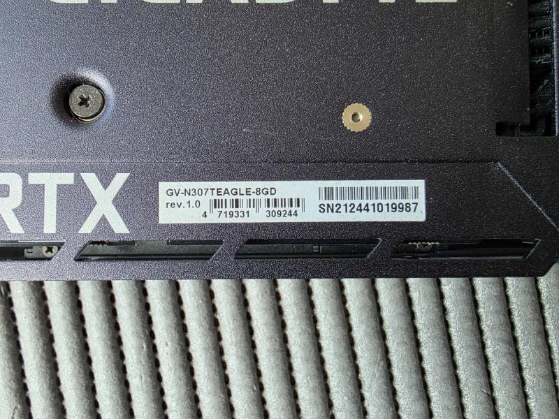 Відеокарта Gigabyte GeForce RTX 3070 Ti Eagle 8GB GDDR6X — фото 3
