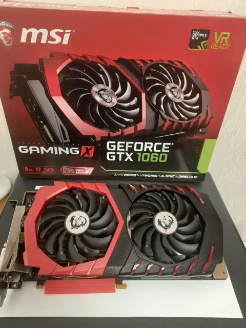 Видеокарта КАК новая MSI GTX 1060 3GB и другие