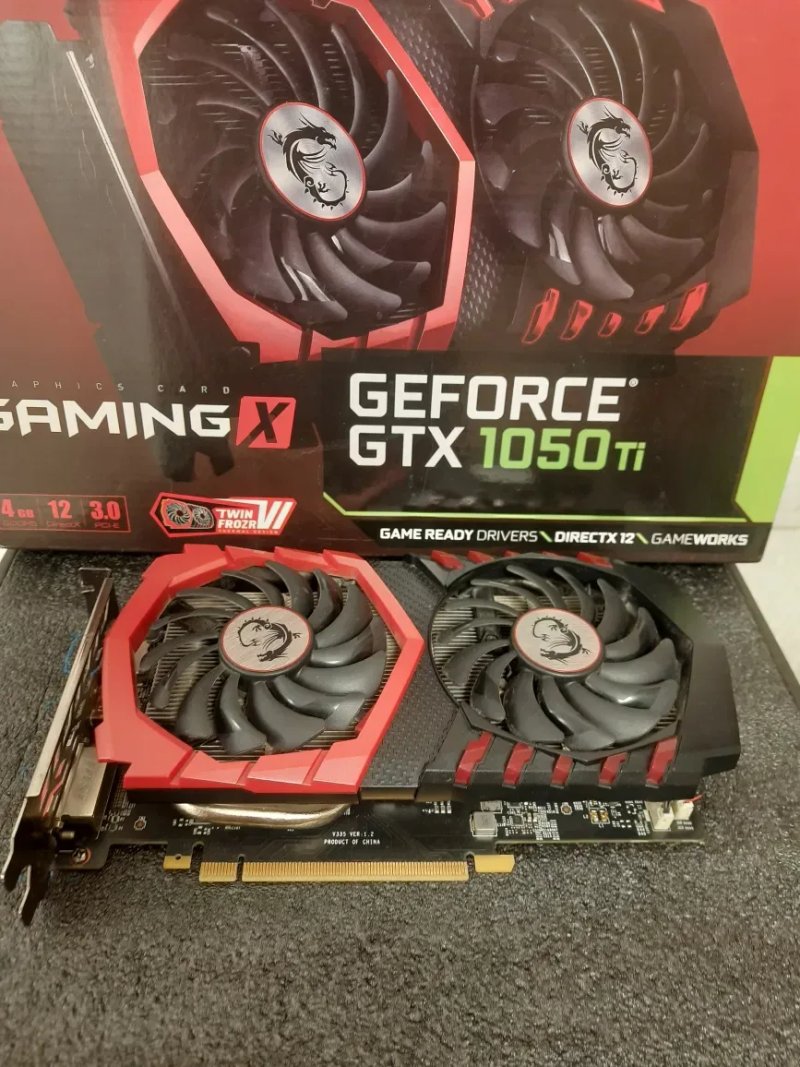 Видеокарта MSI GTX GAMING 1050 Ti 4GB КАК НОВАЯ! пломба и другие — фото 3