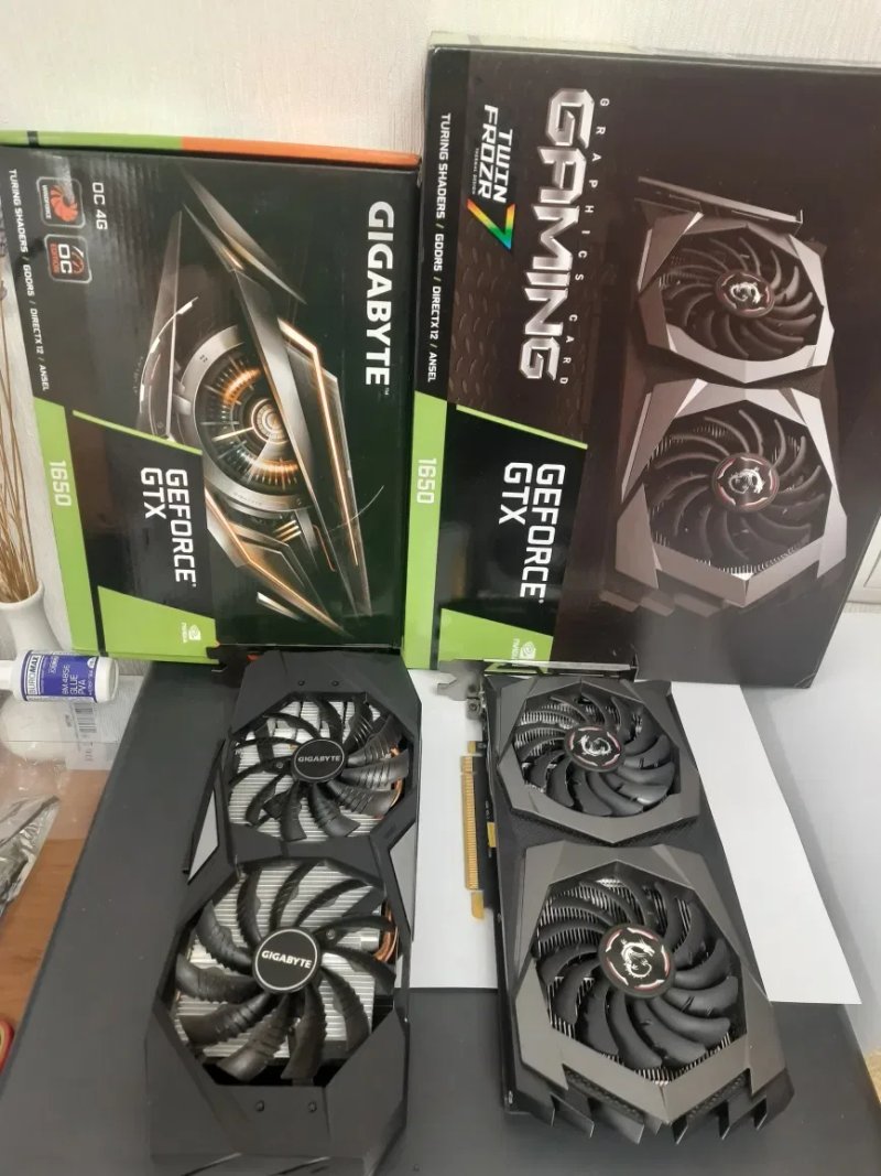 Видеокарта MSI GTX GAMING 1650 4GB КАК НОВАЯ! пломба и другие — фото 2