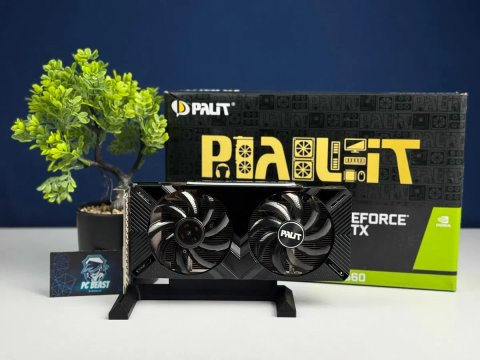 Відеокарта Palit GeForce GTX 1660 Dual (No LED) 6GB GDDR5 | МАГАЗИН | Гарантія 90 днів