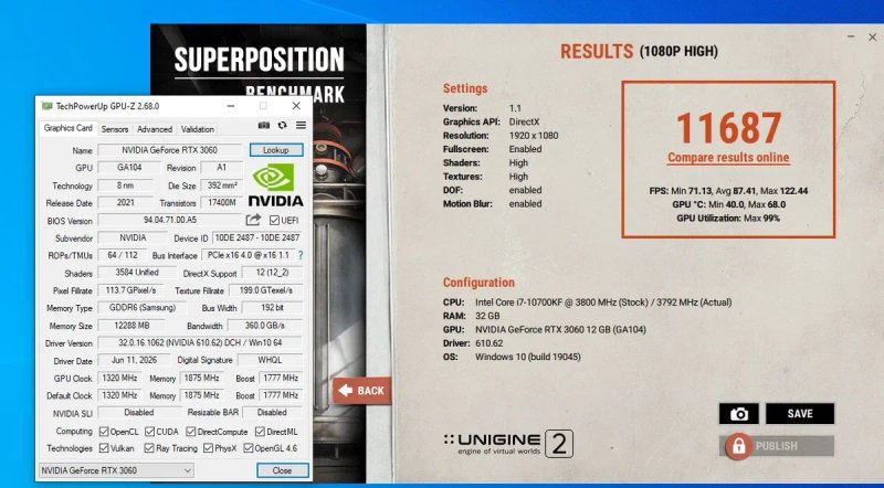 Відеокарта RTX3060 12GB Palit Dual OC в ідеалі. Пломба.  Trade-in — фото 7