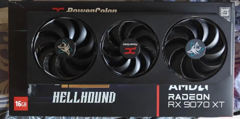 Видеокарта RX 9070 XT Hellhound 16GB С Гарантией — фото 2