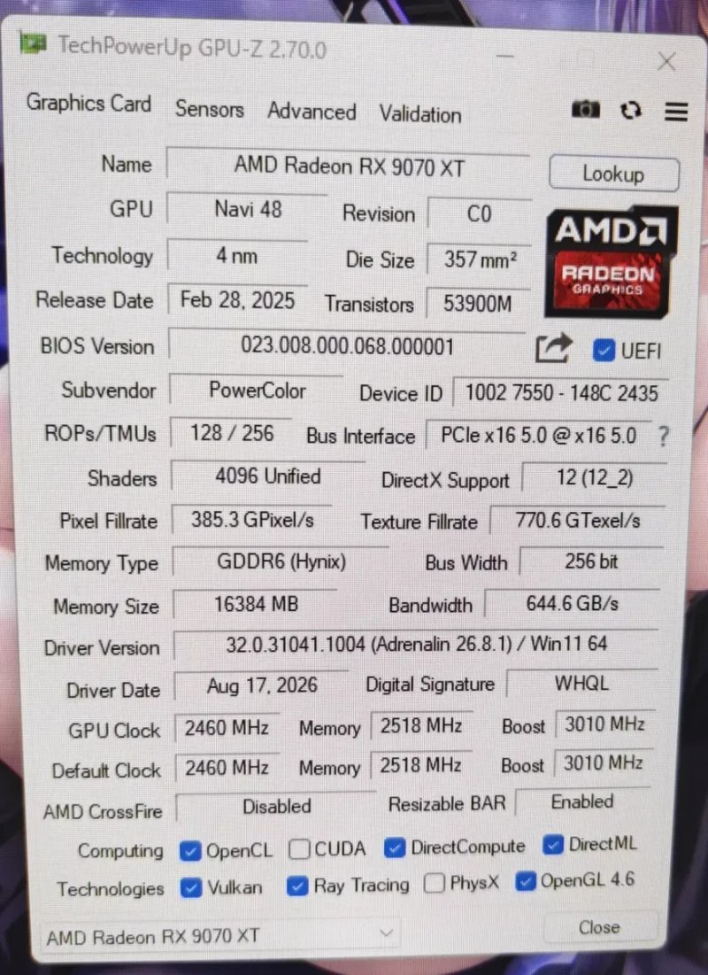 Видеокарта RX 9070 XT Hellhound 16GB С Гарантией — фото 4