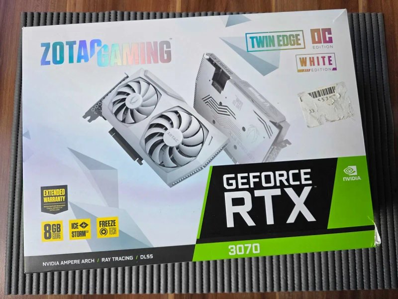 Відеокарта ZOTAC GeForce RTX 3070 Twin Edge OC White Edition 8GB GDDR6 — фото 3
