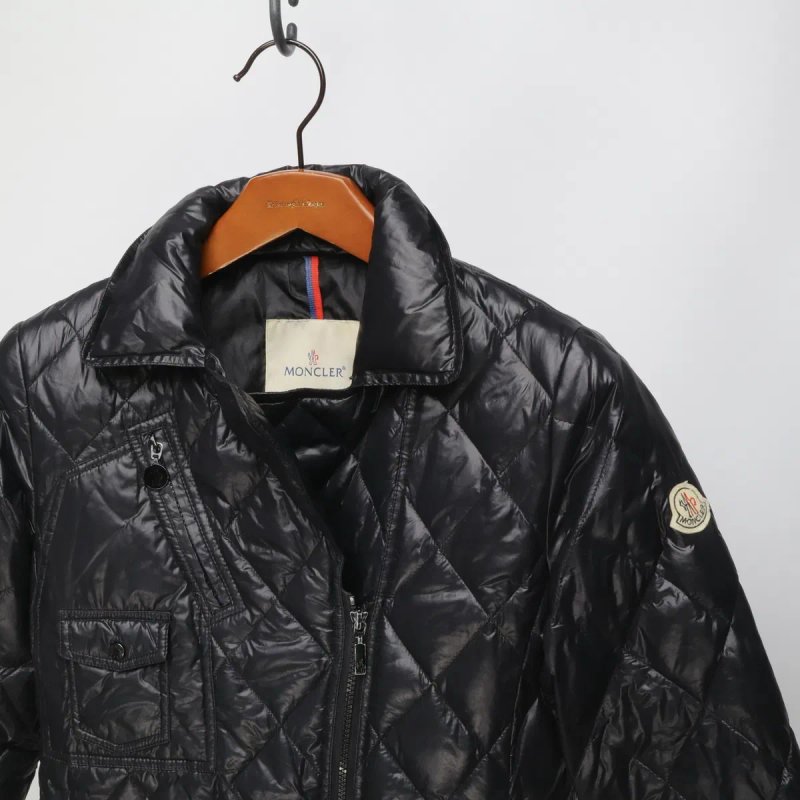 Vintage Women’s MONCLER Tulsa Puffer Down Full Zip Jacket Black — фото 2
