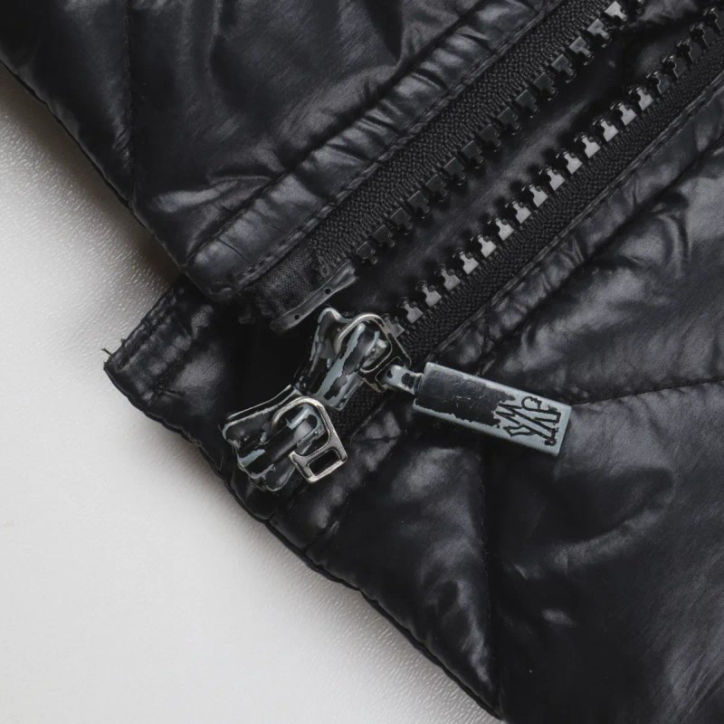 Vintage Women’s MONCLER Tulsa Puffer Down Full Zip Jacket Black — фото 5