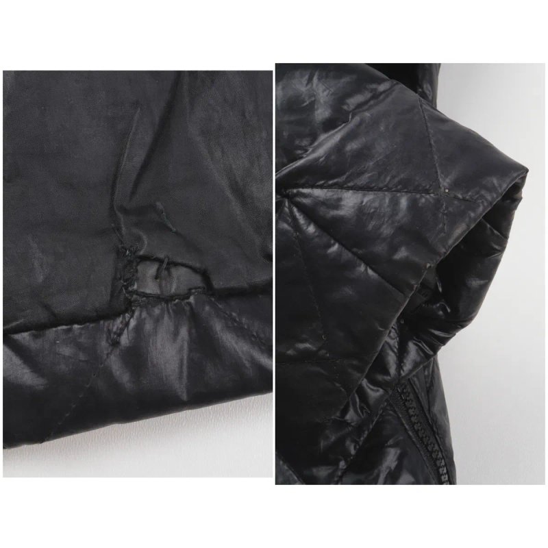 Vintage Women’s MONCLER Tulsa Puffer Down Full Zip Jacket Black — фото 8