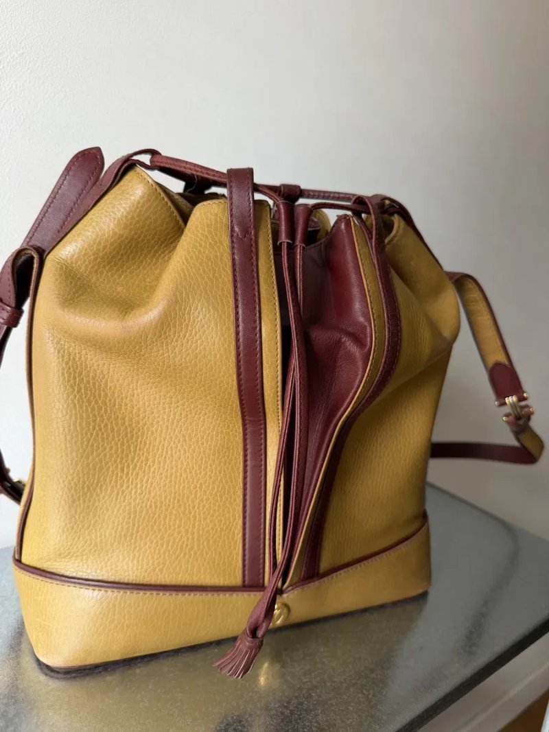 Вінтажна сумка Cartier, сумка-мішок, bucket bag — фото 2