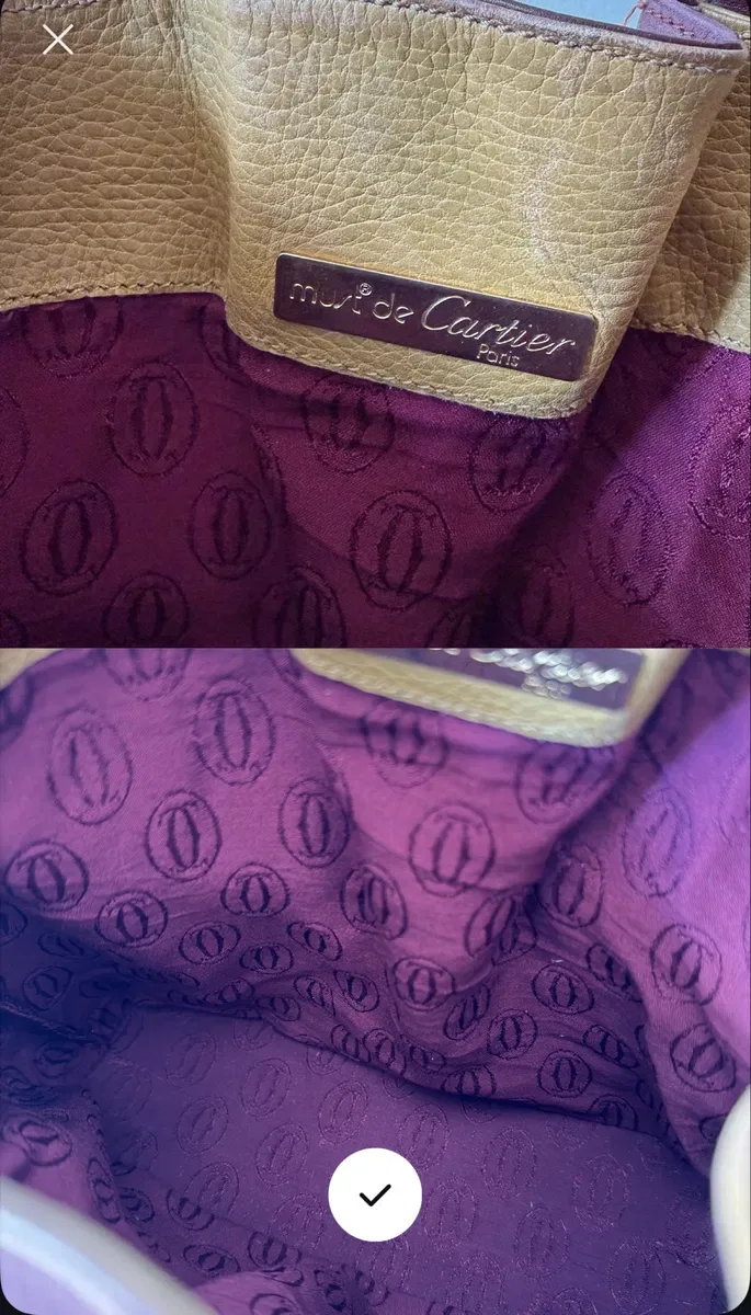 Вінтажна сумка Cartier, сумка-мішок, bucket bag — фото 7
