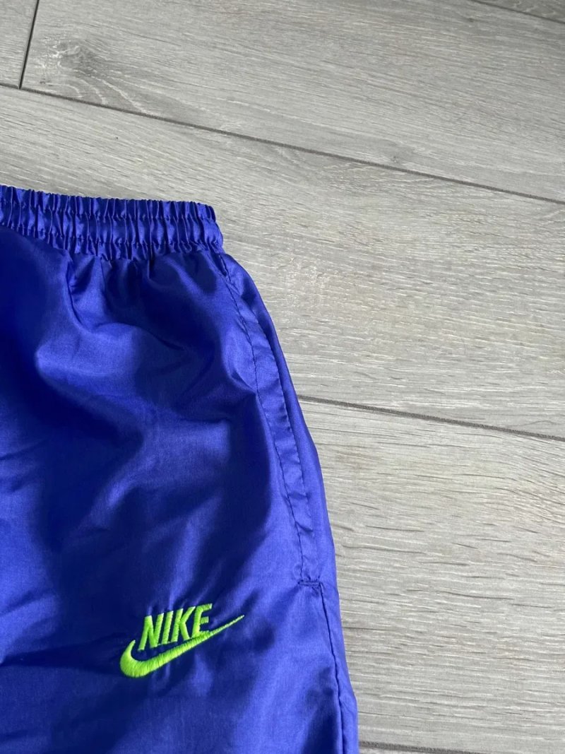 Вінтажні Чоловічі Спортивні Штани Найк Вінтаж Nike Vintage Retro Rare Y2K Nylon Drill Pants Swoosh Casual Size S С Розмір Брюки Кежуал Дріл Оригінал — фото 4