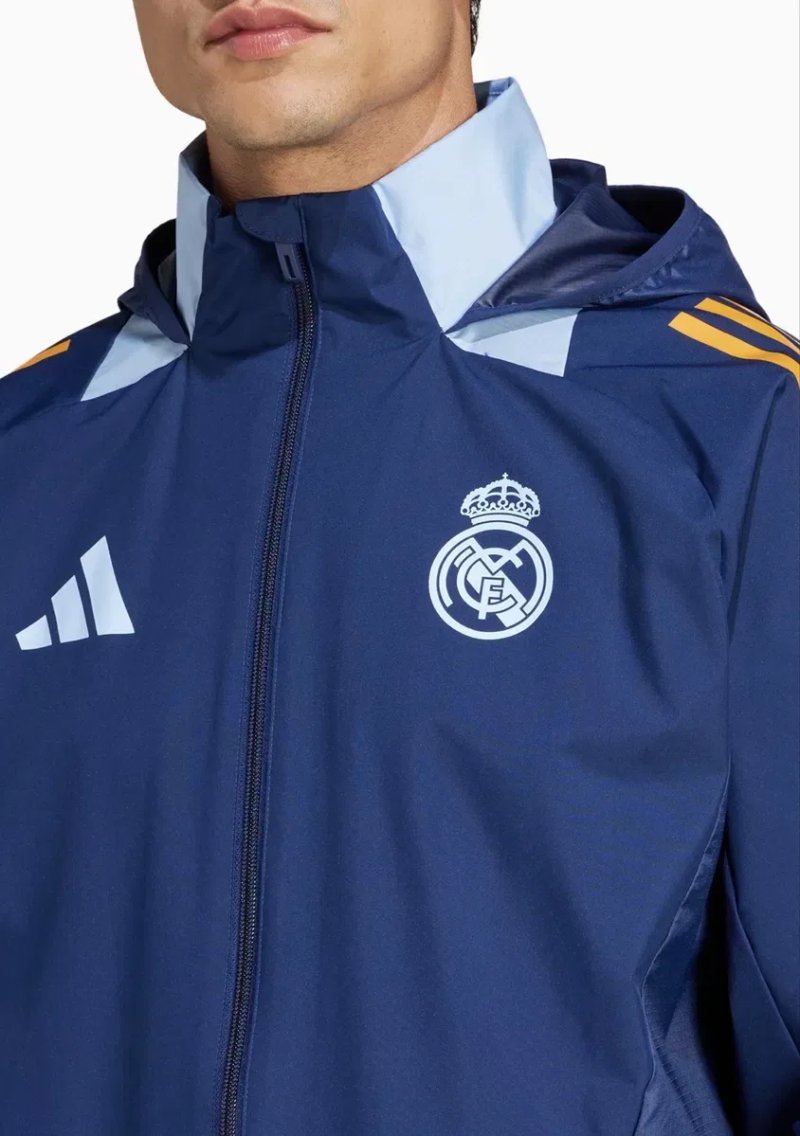 Вітровка adidas Real Madrid 24/25 All-Weather - windstoper waterproof, розмір S M L Львів магазин — фото 3