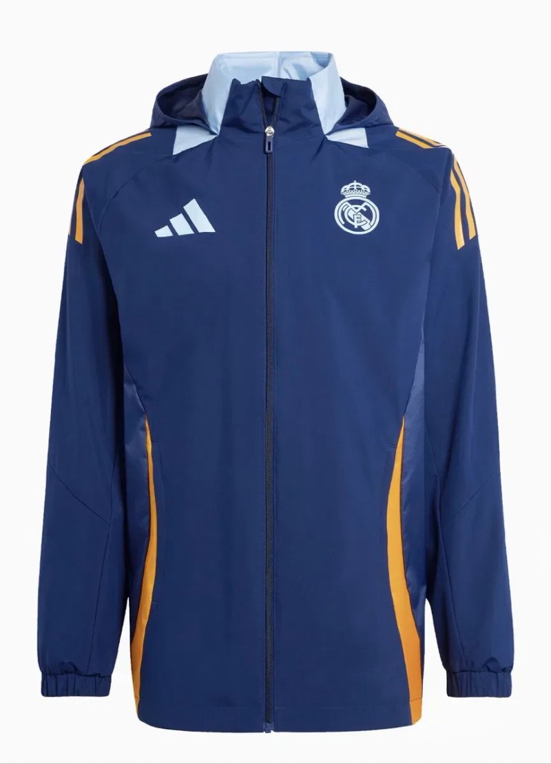 Вітровка adidas Real Madrid 24/25 All-Weather - windstoper waterproof, розмір S M L Львів магазин — фото 6
