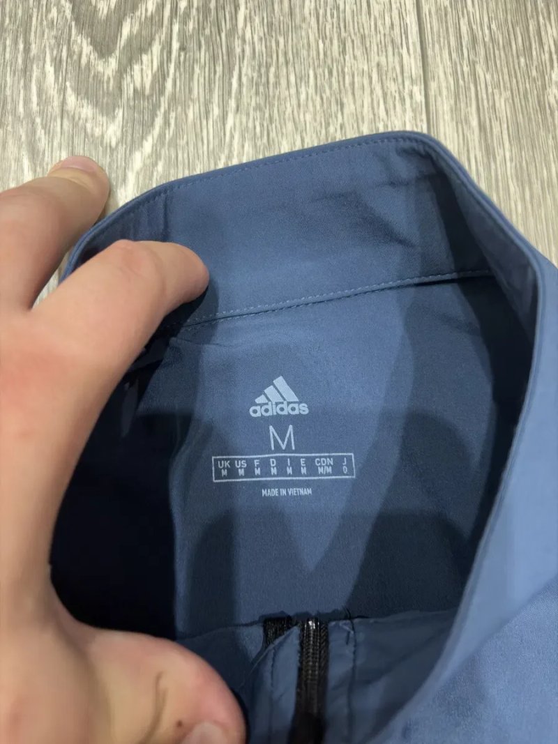 Вітровка Adidas , у синьому кольорі , в розмірі М-L — фото 4