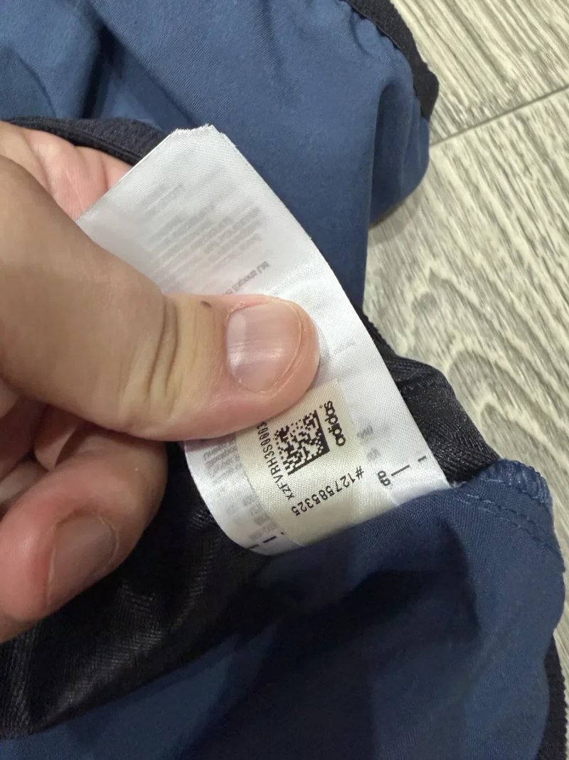 Вітровка Adidas , у синьому кольорі , в розмірі М-L — фото 5