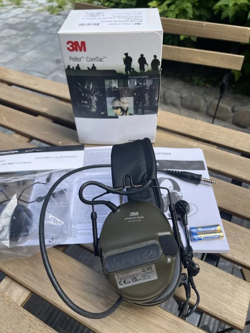 Військові навушники Peltor Comtac XPI з гарнітурою + кріплення‼️ — фото 4