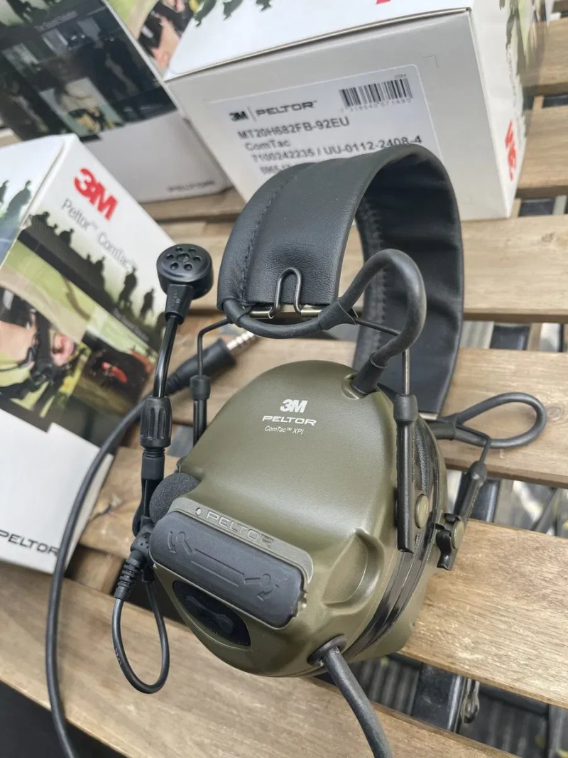 Військові, з гарнітурою‼️Навушники Peltor Comtac XPI оригінал Швеція‼️ — фото 2