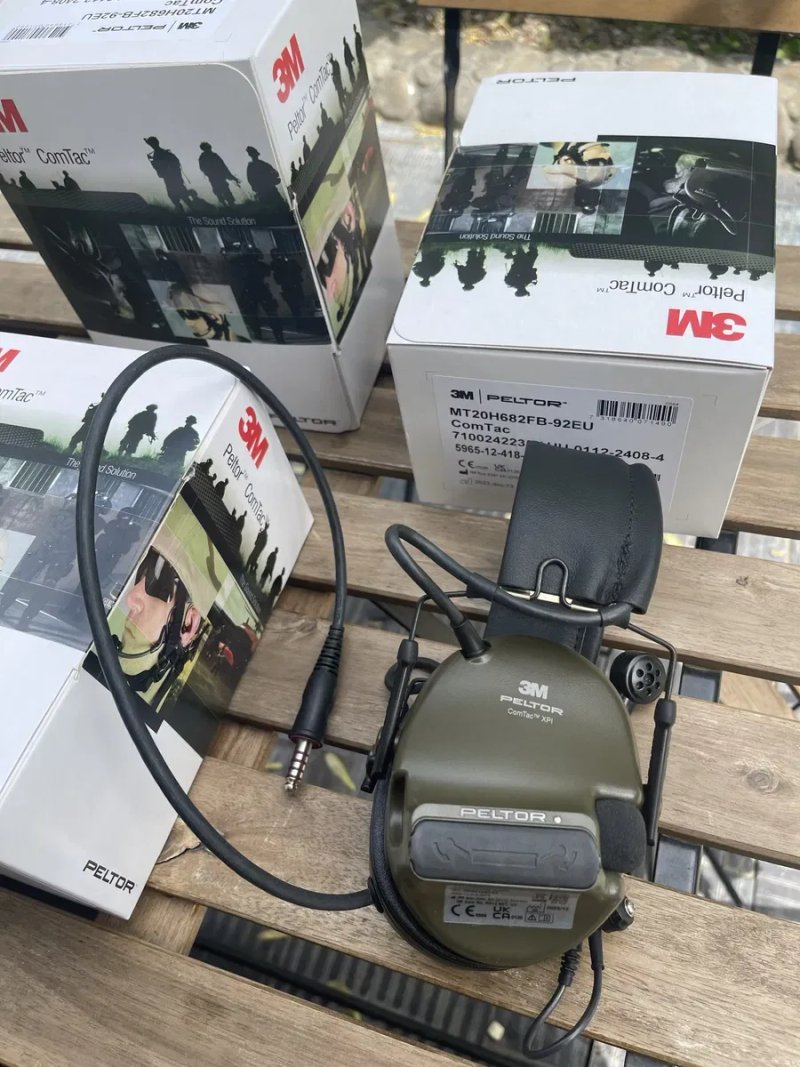 Військові, з гарнітурою‼️Навушники Peltor Comtac XPI оригінал Швеція‼️ — фото 3