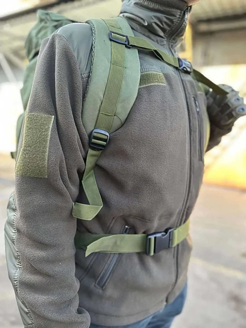 Військовий тактичний рюкзак водонепроникний рюкзак 70-80л Чорний та Олива Туристичний рюкзак Баул рюкзак ЗСУ Армійський рюкзак з роширенням‼️ — фото 6