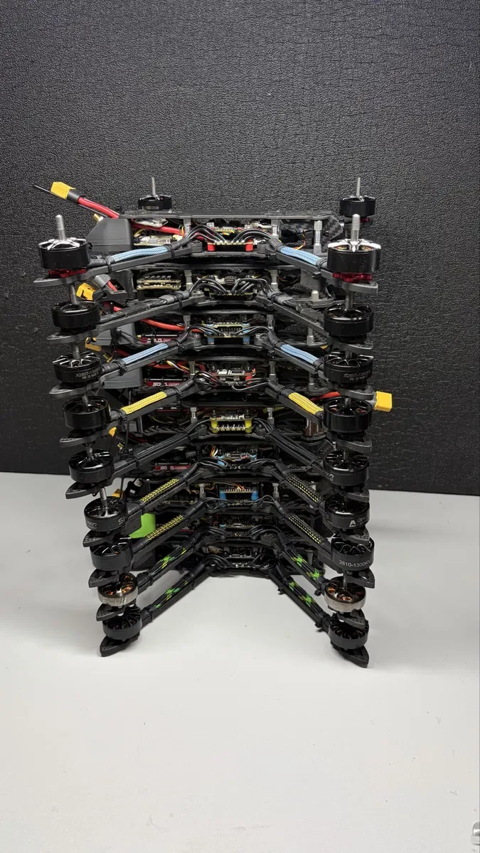 Власна збірка fpv 7 дюймів (мікс б/у та нових запчастин) Приймач на вибір 915 або 2.4 — фото 2