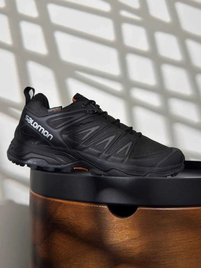 Водостійкі кросівки Salomon Speedcross Pro Thinsulate (41-46) — термо чоловічі Саломон, Waterproof, чорні, зимові — фото 3