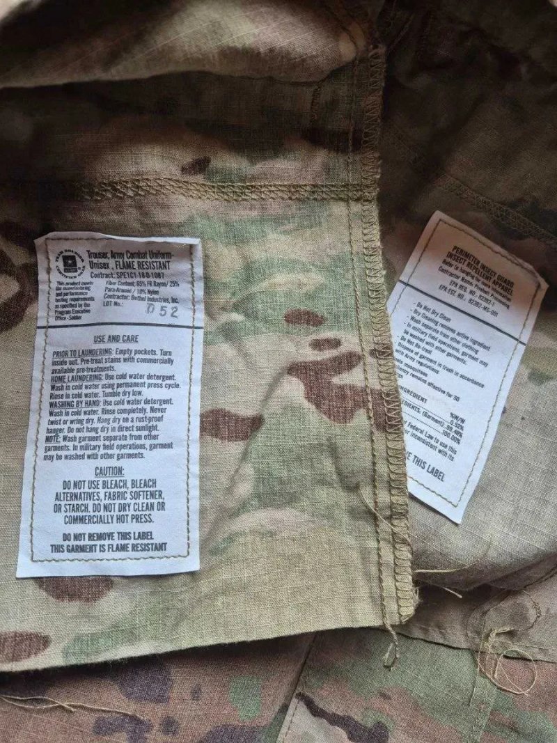 Вогнестійка уніформа US Army Uniform FRACU OCP, з антимоскітним просоченням — фото 3