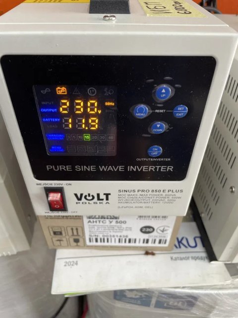 Volt Polska SINUS PRO 850 E PLUS 12V AGM, GEL, LiFePO4