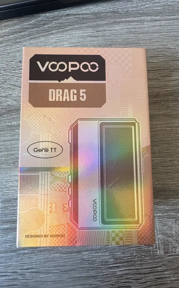 VOOPOO Drag 5 177W бокс-мод + 2 акумулятори Samsung 18650 в комплекті — фото 4