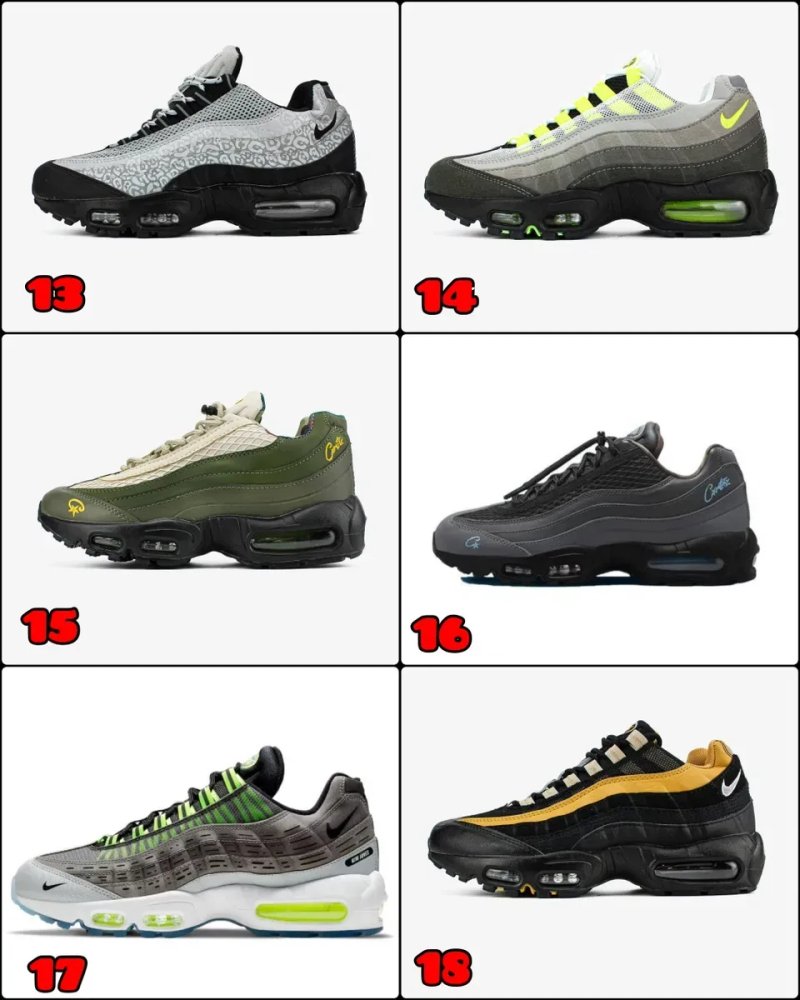 ВСІ КОЛЬОРИ‼️ Кросівки Nike Air Max 95 x Corteiz / 36-46, ПРЕМІУМ — фото 4