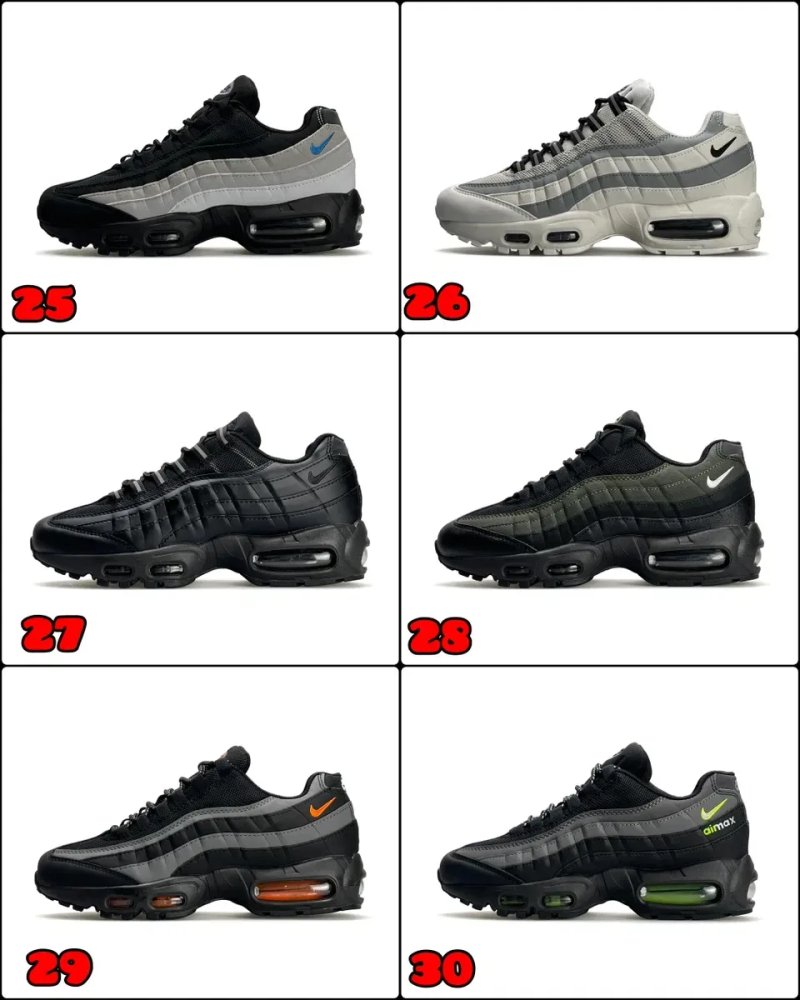 ВСІ КОЛЬОРИ‼️ Кросівки Nike Air Max 95 x Corteiz / 36-46, ПРЕМІУМ — фото 6