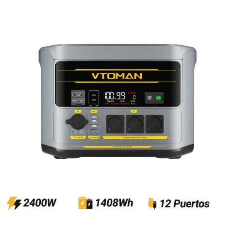 VTOMAN FlashSpeed 2400 — НОВА зарядна станція 2400 Вт / 1408 Вт·год