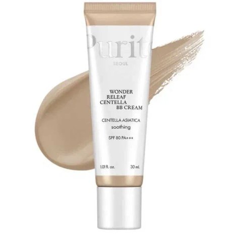 Вв-крем для обличчя purito seoul 21, 23 wonder releaf centella bb cream, spf 30 , natural beige, 30 мл