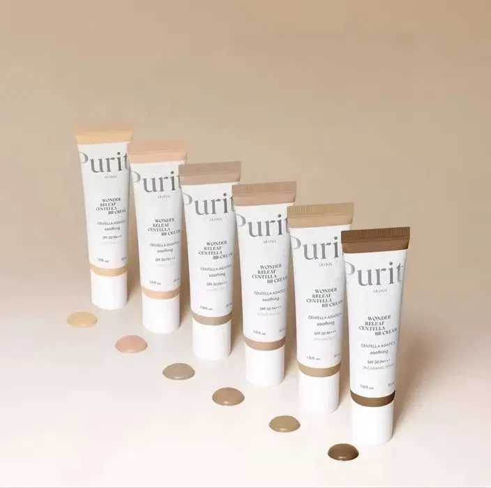 Вв-крем для обличчя purito seoul 21, 23 wonder releaf centella bb cream, spf 30 , natural beige, 30 мл — фото 3