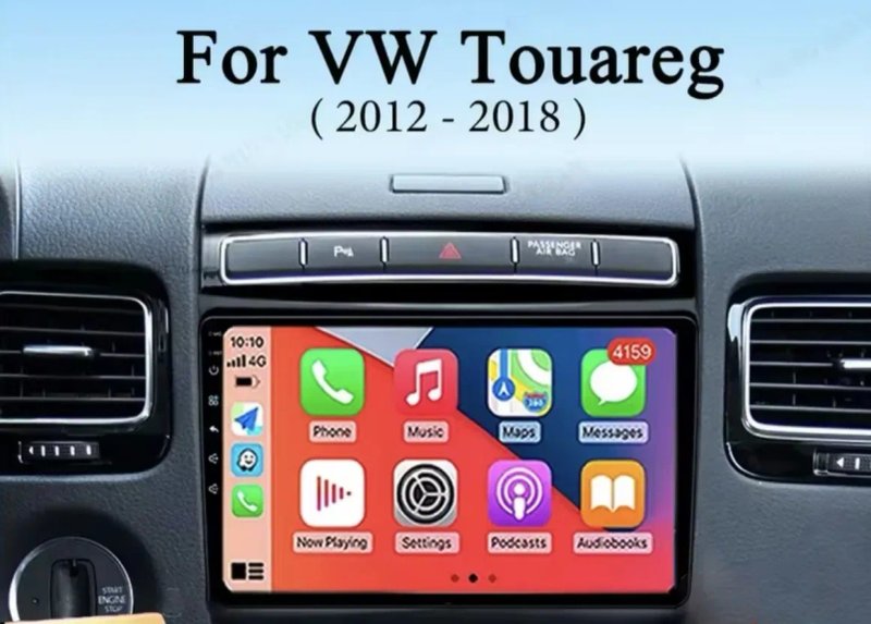 ‼️ VW Touareg 1, Touareg 2 2004-2018 ‼️ Android магнітола Carplay Android auto — фото 2