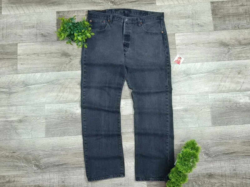 [W36 L34] LEVIS 501 Джинси широкі левіс сірі 505, 550, 515 — фото 4