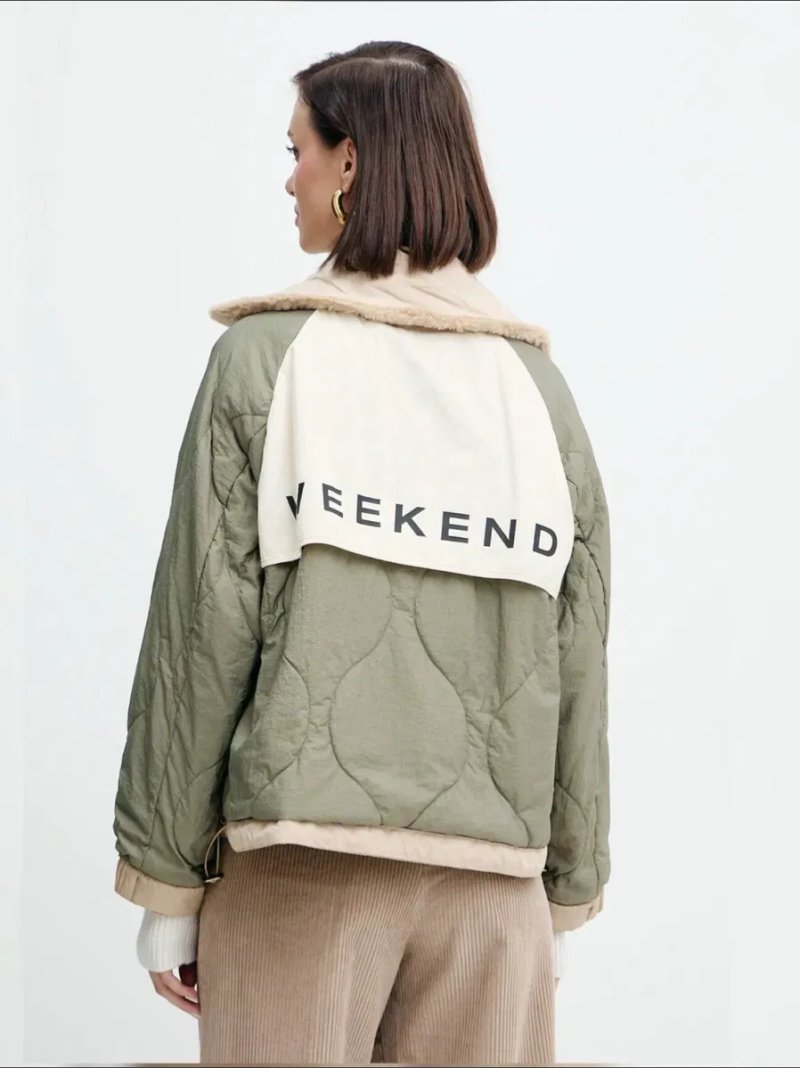 Weekend Max Mara двостороння демісезонна куртка на верблюжий вовні
нов — фото 4