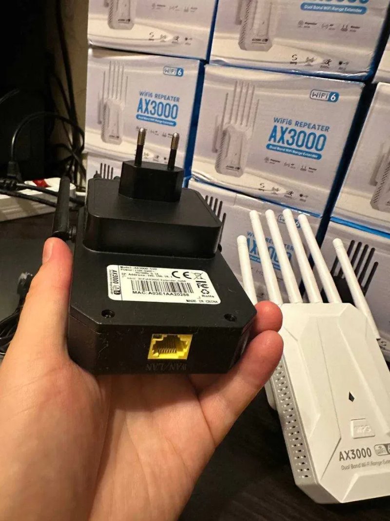 WiFi 6 репітер AX3000 3000 Мбіт/с | Підсилювач Wi-Fi | 2.4G + 5G | Gigabit LAN | Перевірено — фото 8